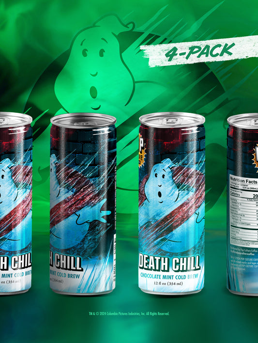 FOUR PACK PREORDER (Est. Ship June 15th 2024) Ghostbusters: Frozen Empire Death Chill Cold Brew