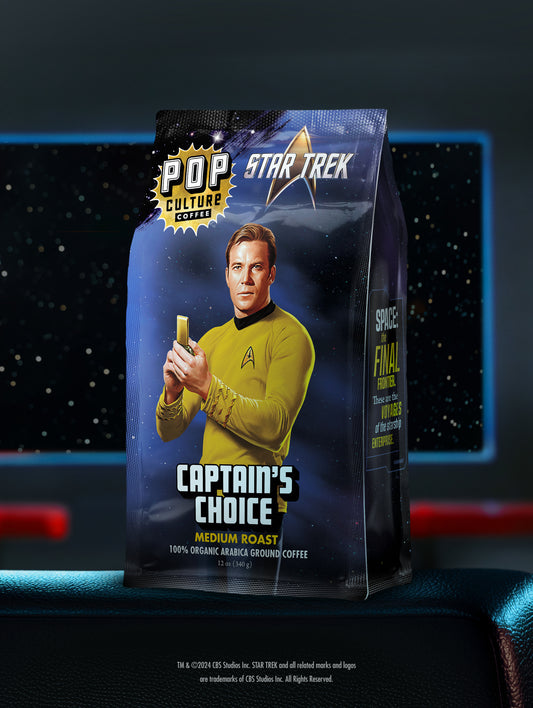 PREORDER (Est. Arrival May 12th 2024) Star Trek Captain's Choice Pre-Ground Coffee
