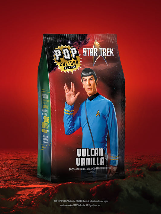 PREORDER (Est. Arrival May 12th 2024) Star Trek Vulcan Vanilla Pre-Ground Coffee
