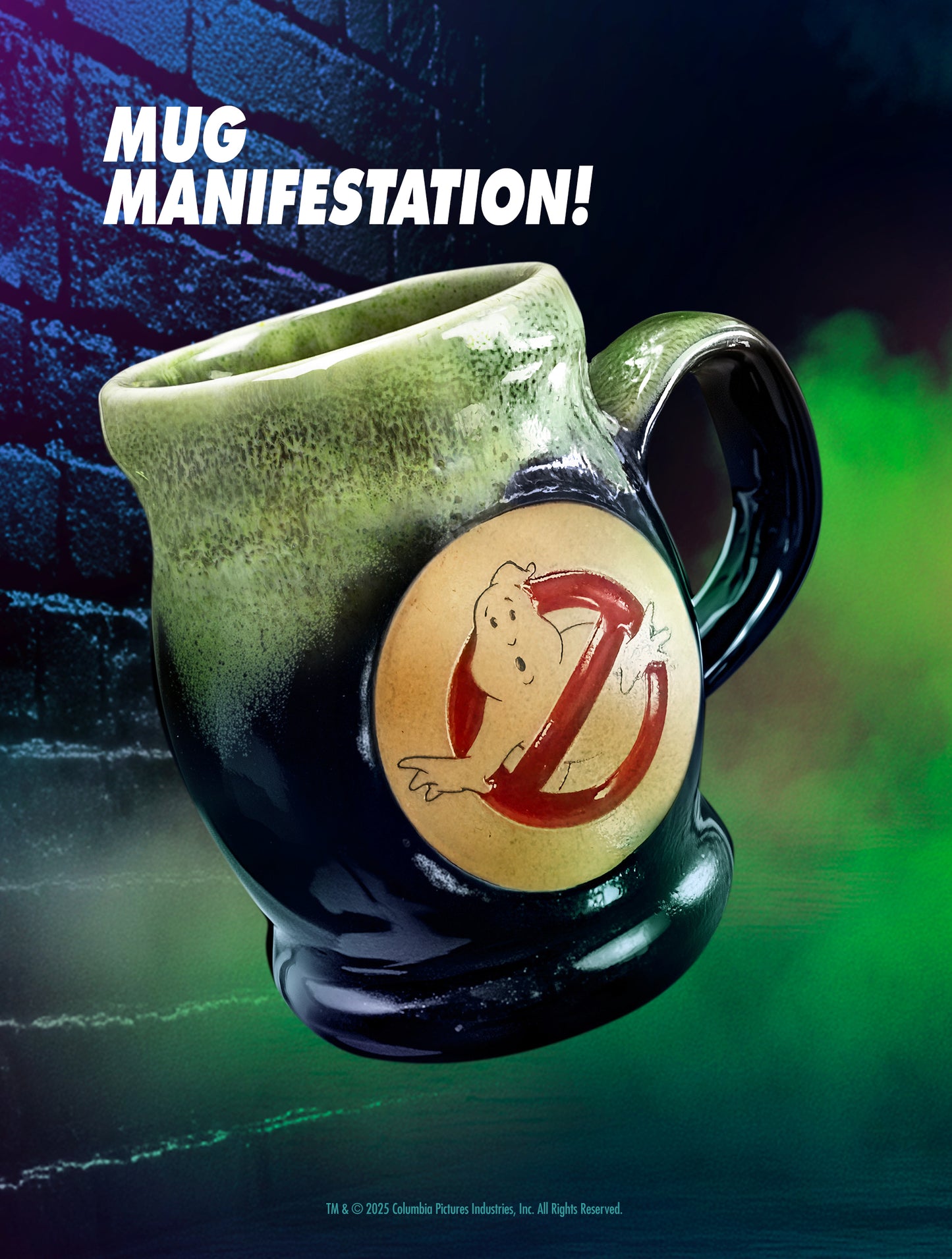 RETIRED - Ghostbusters | No-Ghost Logo Mug Ecto Drip Mug
