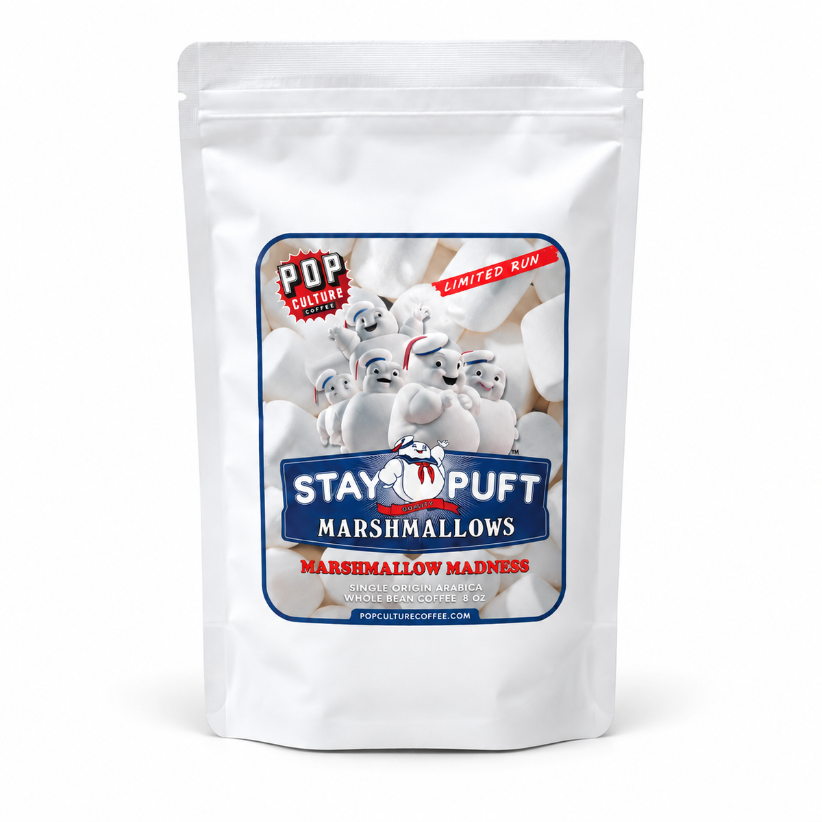 Stay Puft Marshmallow Madness 8-ounce coffee bag