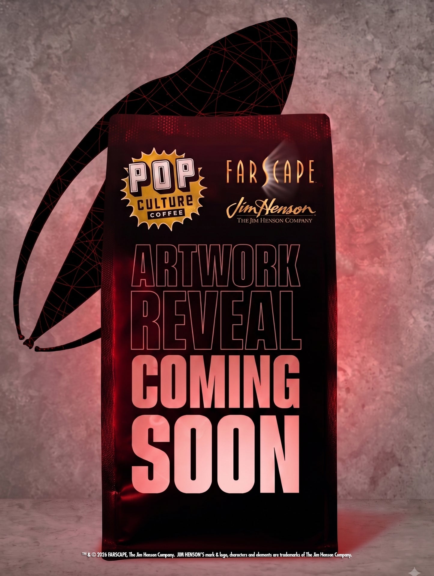 Jim Henson's Farscape Moya Chocolate Pistachio Crème coffee bag, officially licensed Pop Culture Coffee