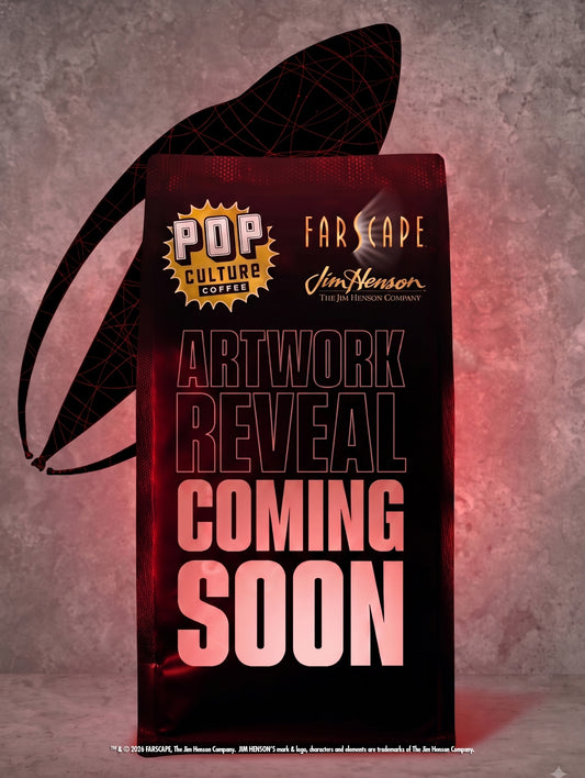 Jim Henson's Farscape Moya Chocolate Pistachio Crème coffee bag, officially licensed Pop Culture Coffee