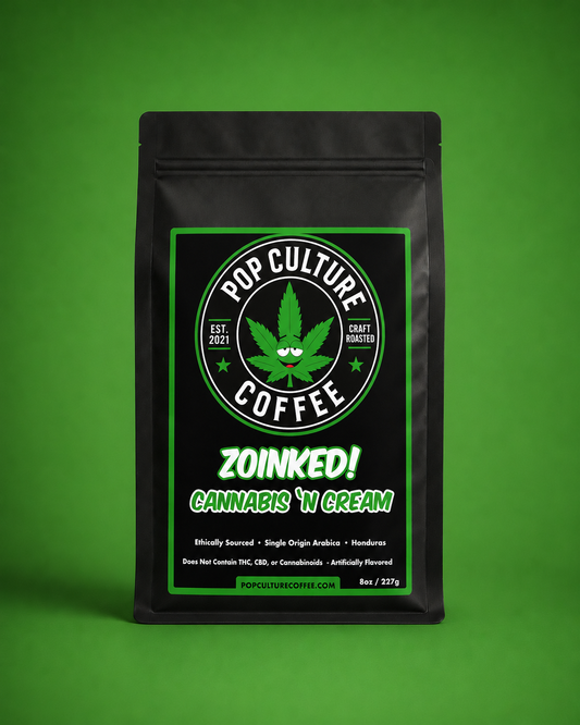 Zoinked Cannabis 'N Cream artificially flavored coffee bag
